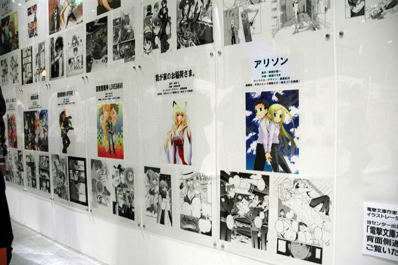 This place is the heart of the Japanese animee industry and they had a special display of cells that weekend